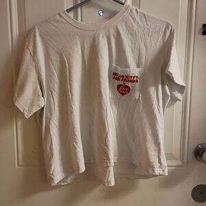 🆓 Free W/Purchase Hello Kitty X Care Bears White Tee Red Pocket Tee XL
